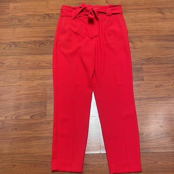 Express High Waisted Paperbag Ankle Pant size 6 - Picture 4 of 10